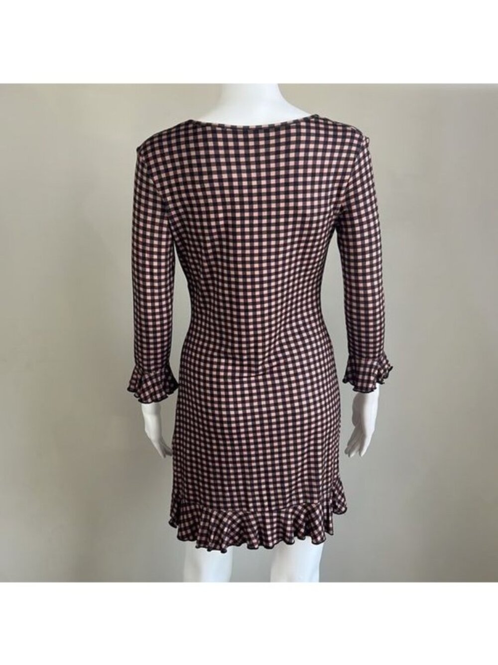 UO Grace Ruffle Mini Dress - S - Picture 4 of 8